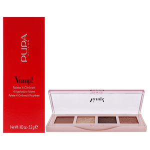 Vamp! 4 Eyeshadow Palette - 002 Gold Bronze by Pupa Milano 0.183 oz Eye Shadow